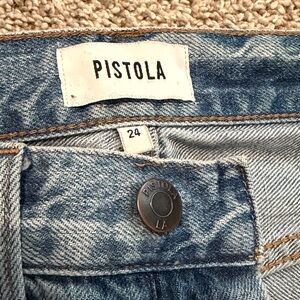 Pistola Charlie High Rise Botton Fly Jeans